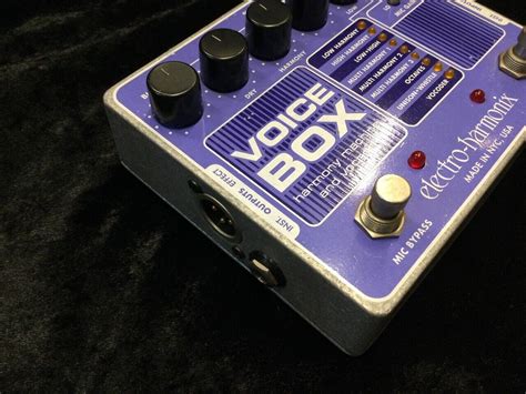 electro harmonix voice box harmony &|vocal delay pedal.